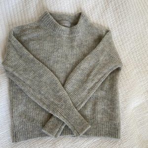 Everlane Alpaca Crew neck, S in heathered gray